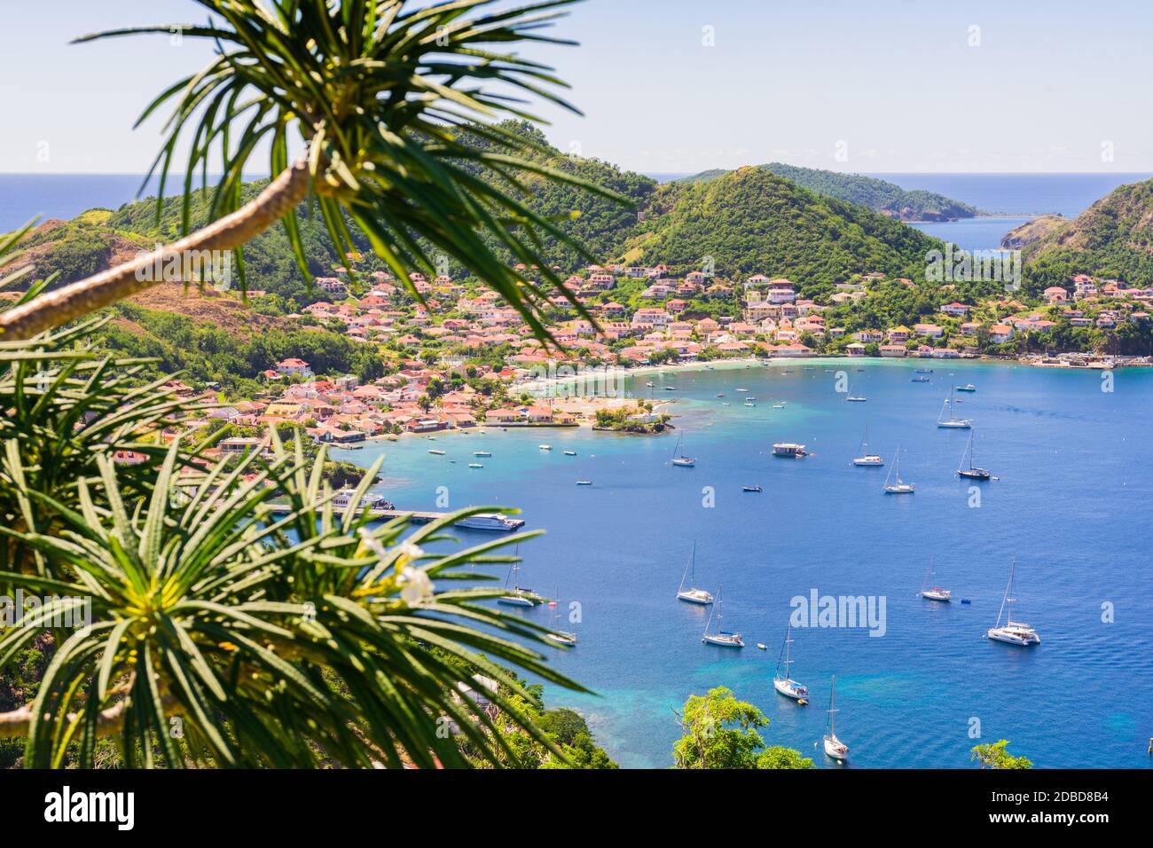 Île de Terre-de-Haut, les Saintes, archipel de la Guadeloupe Banque D'Images