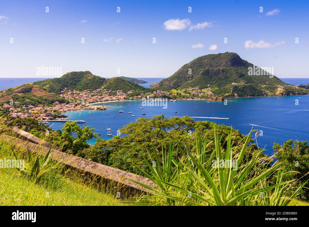 Île de Terre-de-Haut, les Saintes, archipel de la Guadeloupe Banque D'Images