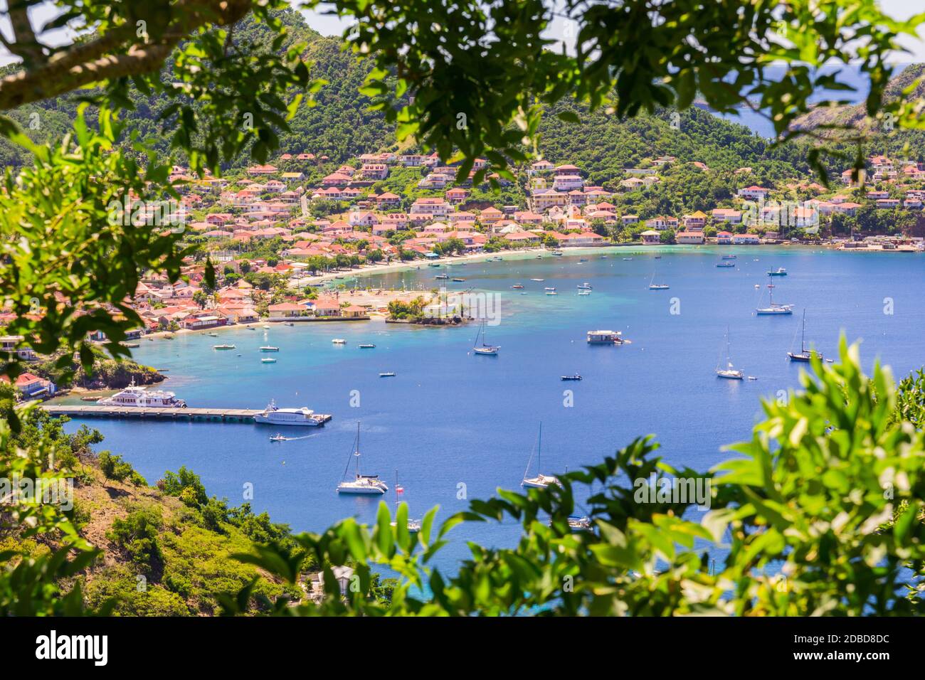 Île de Terre-de-Haut, les Saintes, archipel de la Guadeloupe Banque D'Images