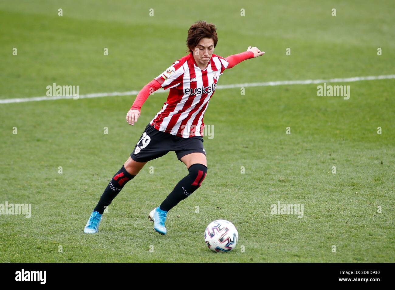 Erika Vazquez du club d'athlétisme en action pendant le championnat d'Espagne femmes&#039;s, Primera Iberdrola football match entre / LM Banque D'Images