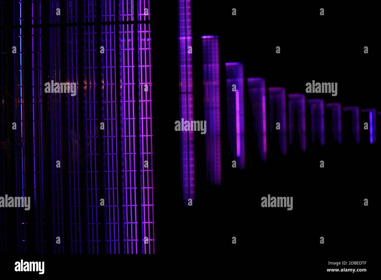 Image de paroi doublée (pas de molette de mise au point avant) Banque D'Images