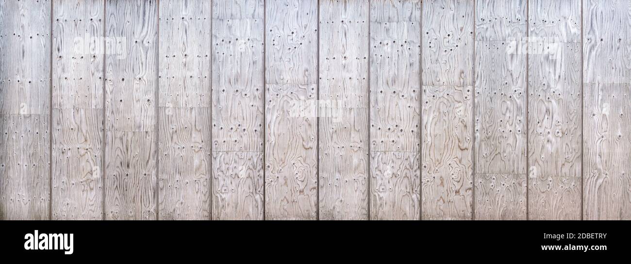 Mur en bois faites de planches composées Banque D'Images