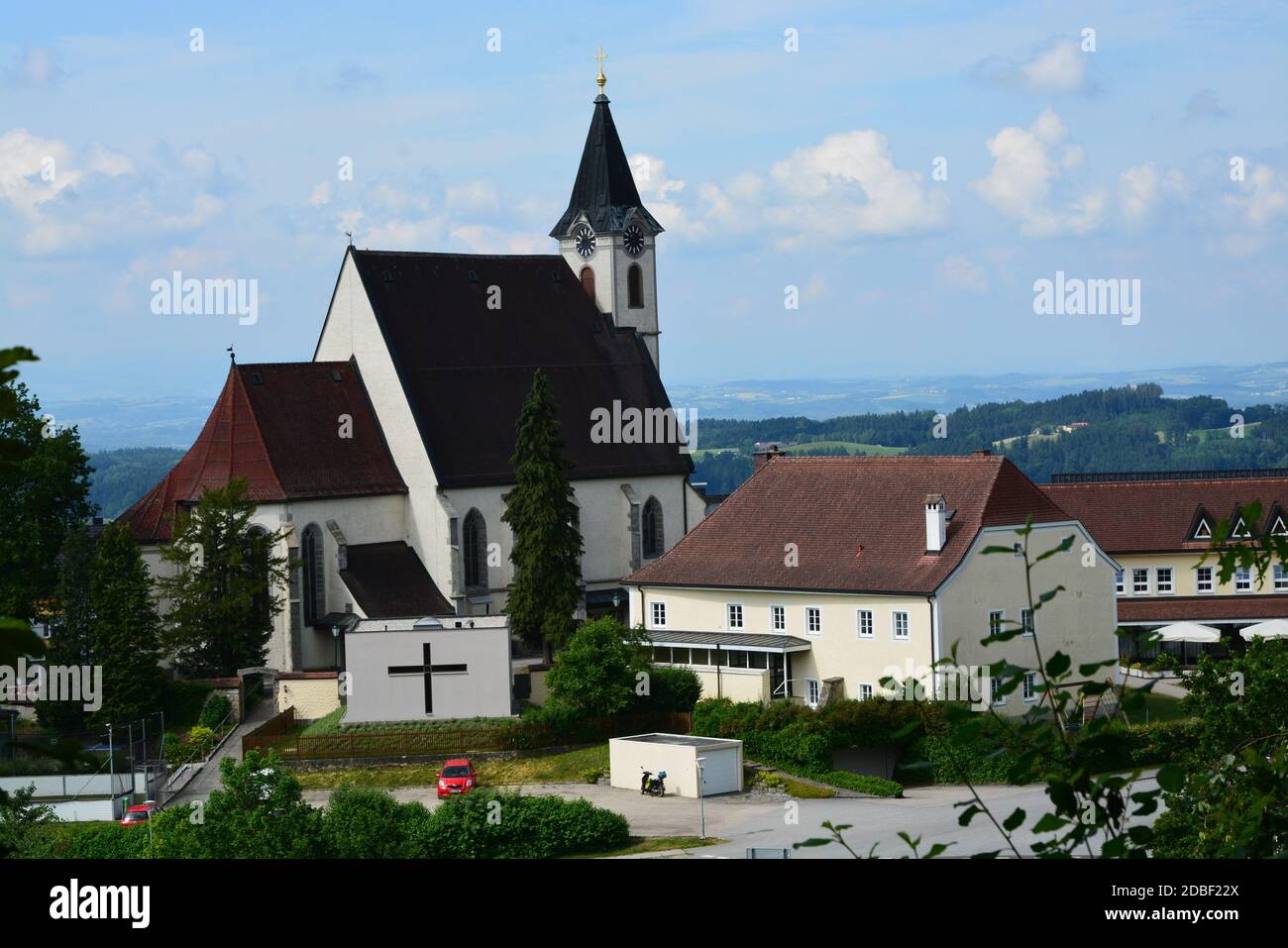 Église Bad Kreuzen haute-Autriche Banque D'Images