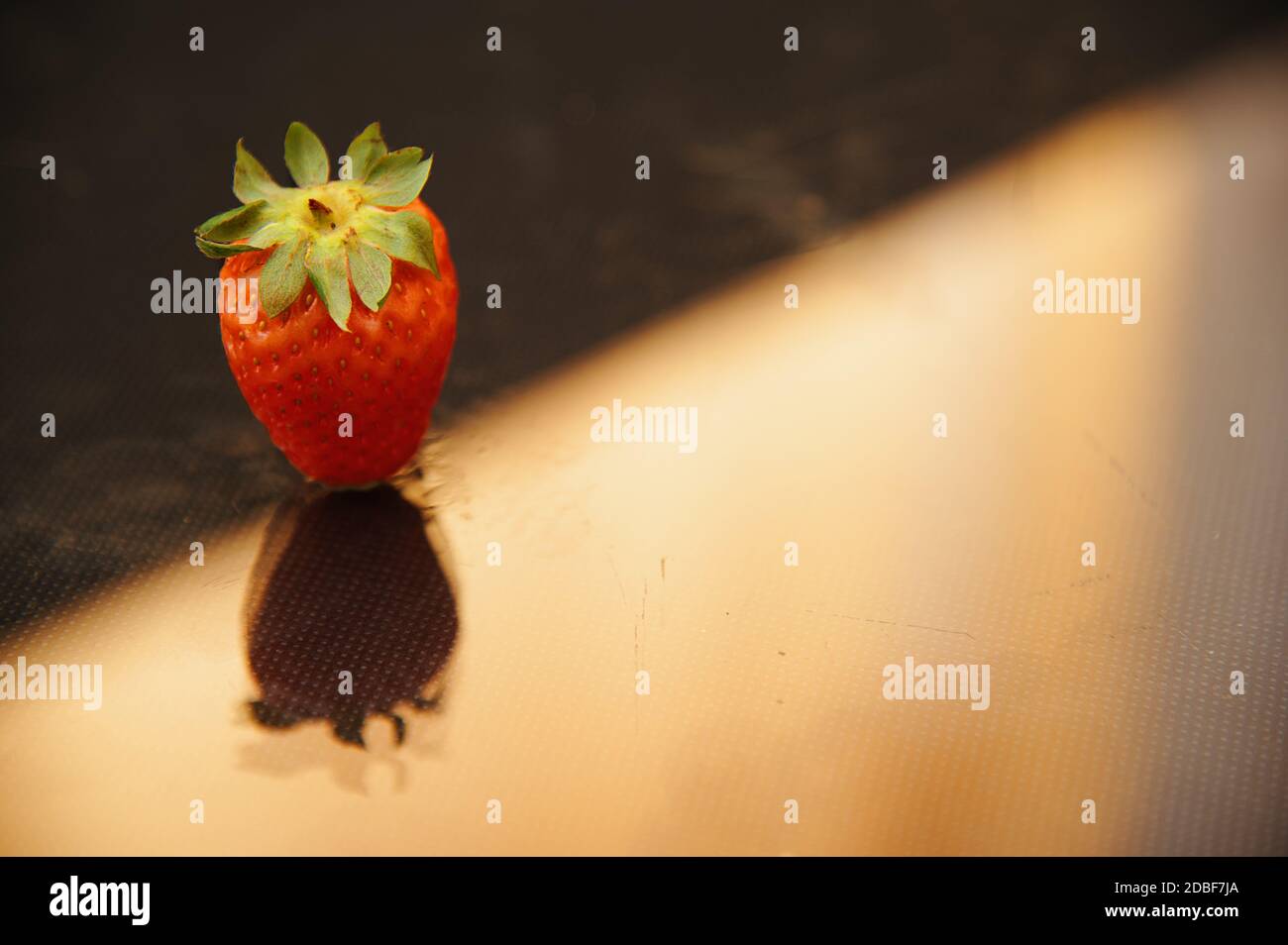 Ensemble de fraises pour le petit déjeuner ou le snack Banque D'Images