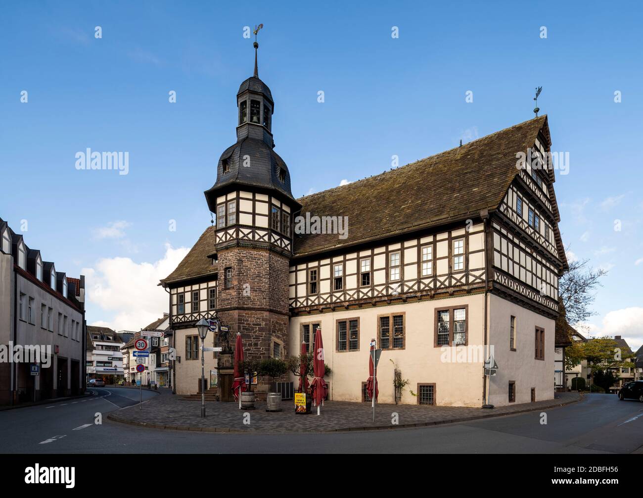 Hörxter, Rathaus, Blick von Süden Banque D'Images