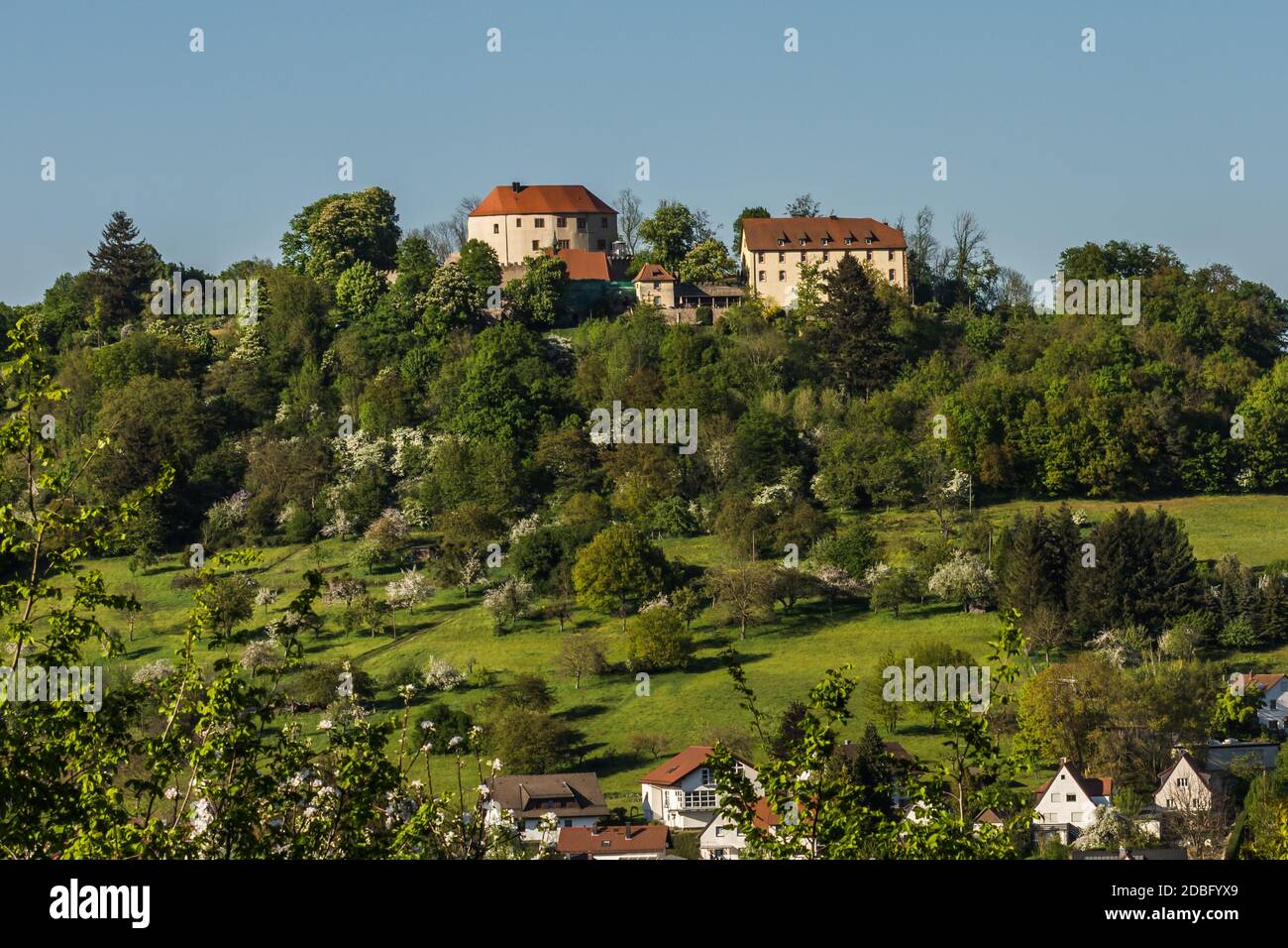 Château de Reichenberg, Odenwald, Hesse, Allemagne Banque D'Images