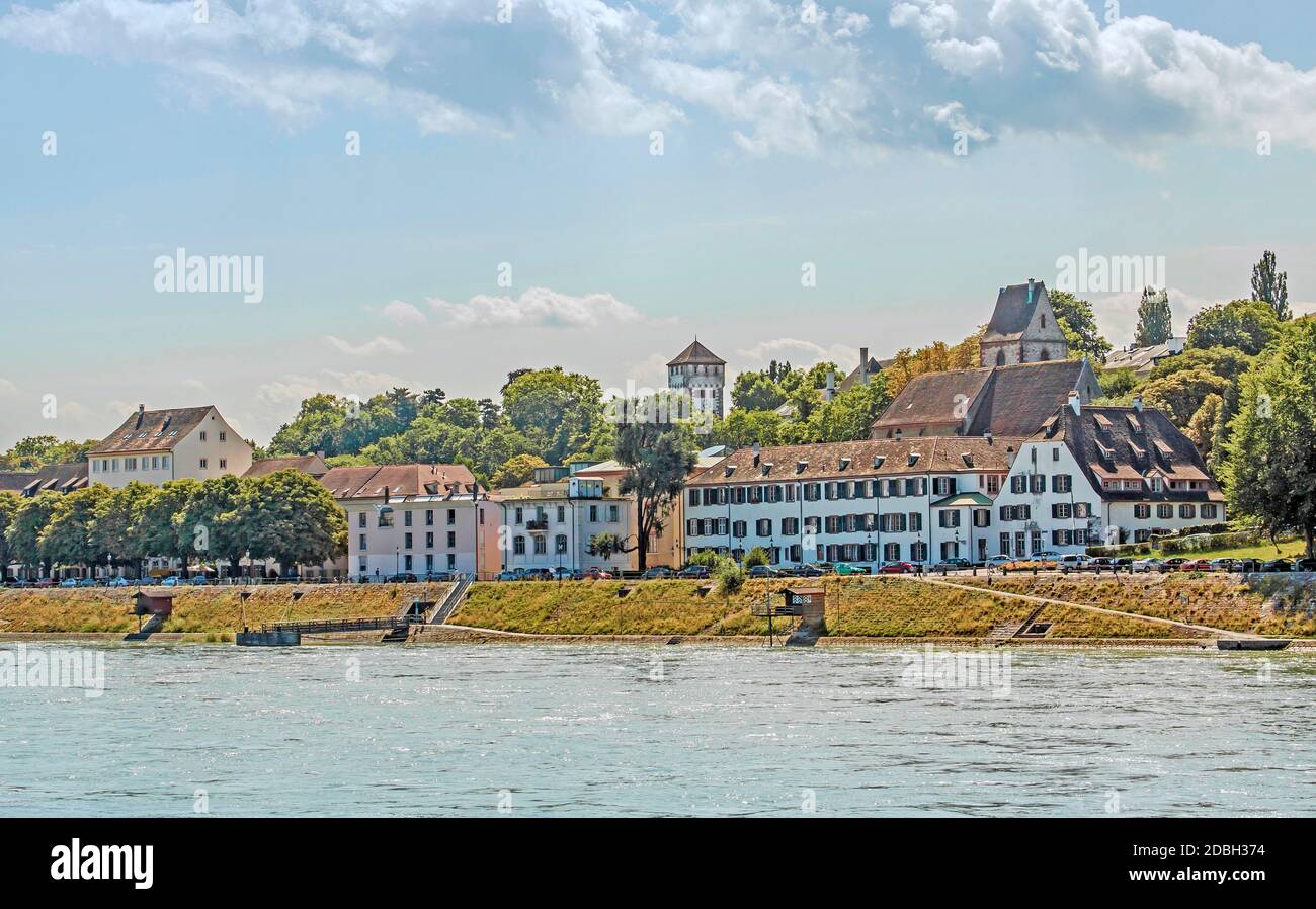 Ehemaliges Kloster St. Alban et St. Alban Tor, Bâle, Suisse Banque D'Images