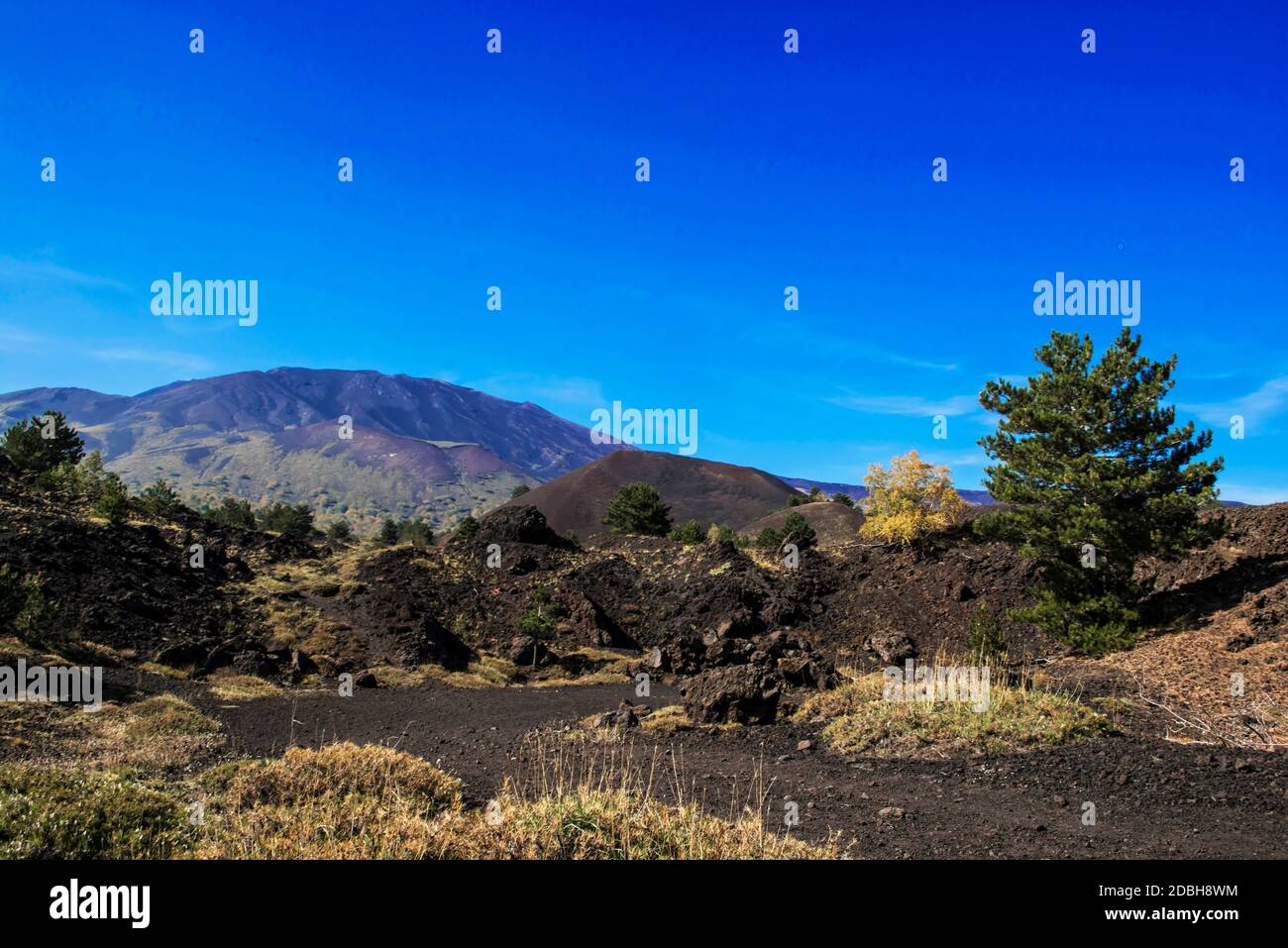 Etna Sicile Banque D'Images