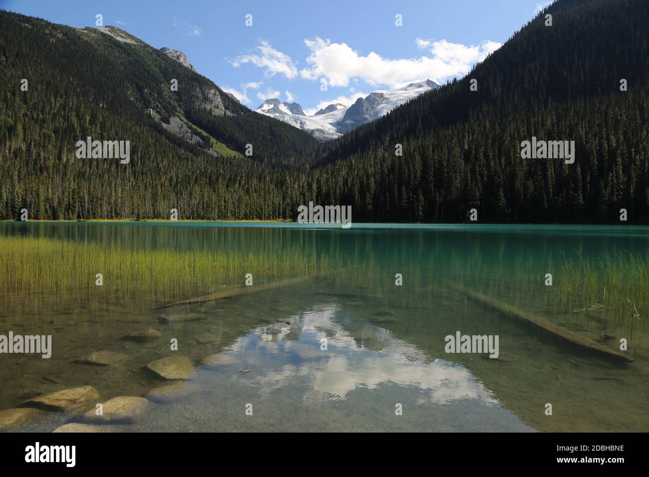 Lac Lower Joffre, Canada Banque D'Images