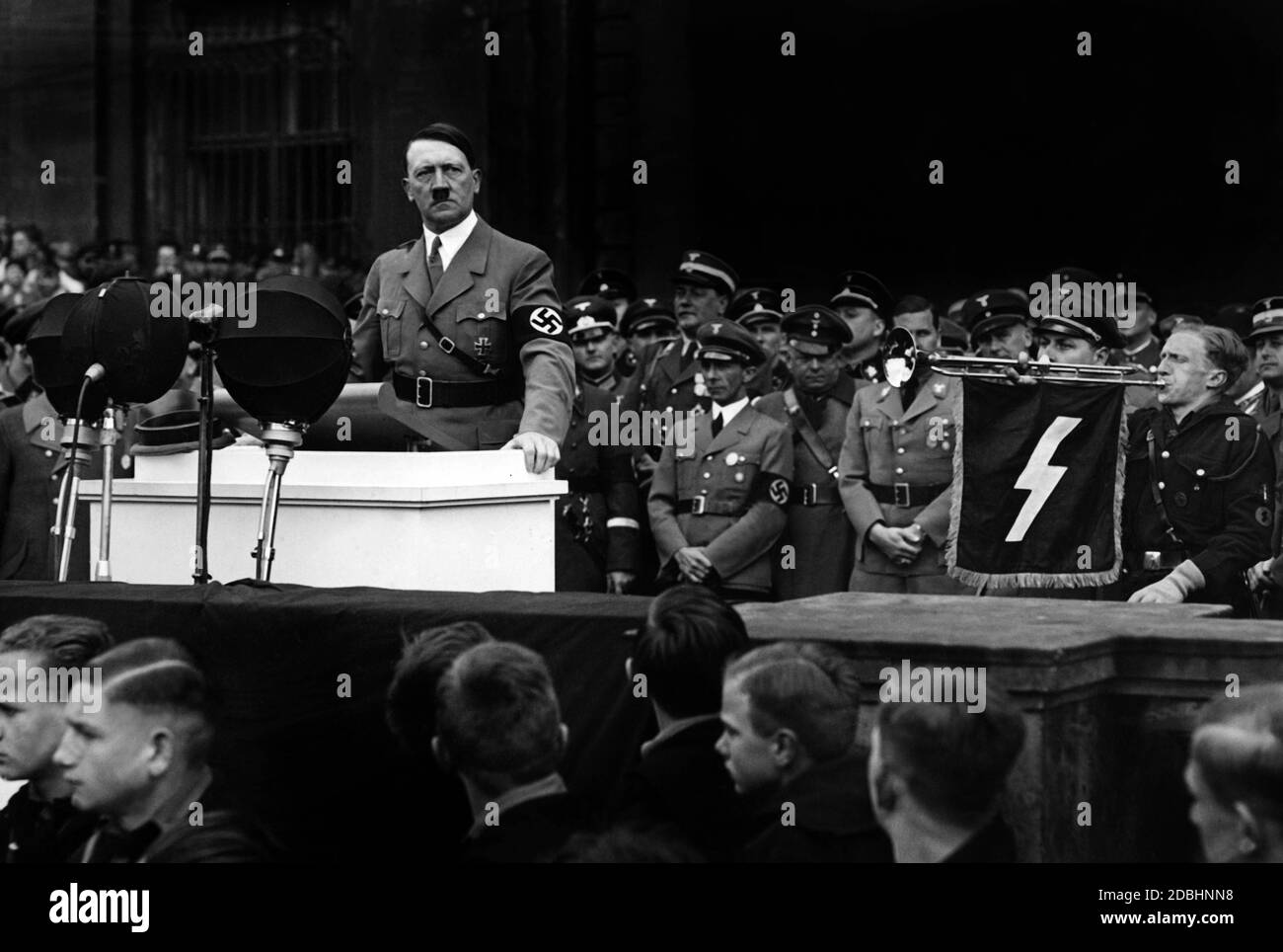 Adolf Hitler, célébrations du jour de mai Banque D'Images