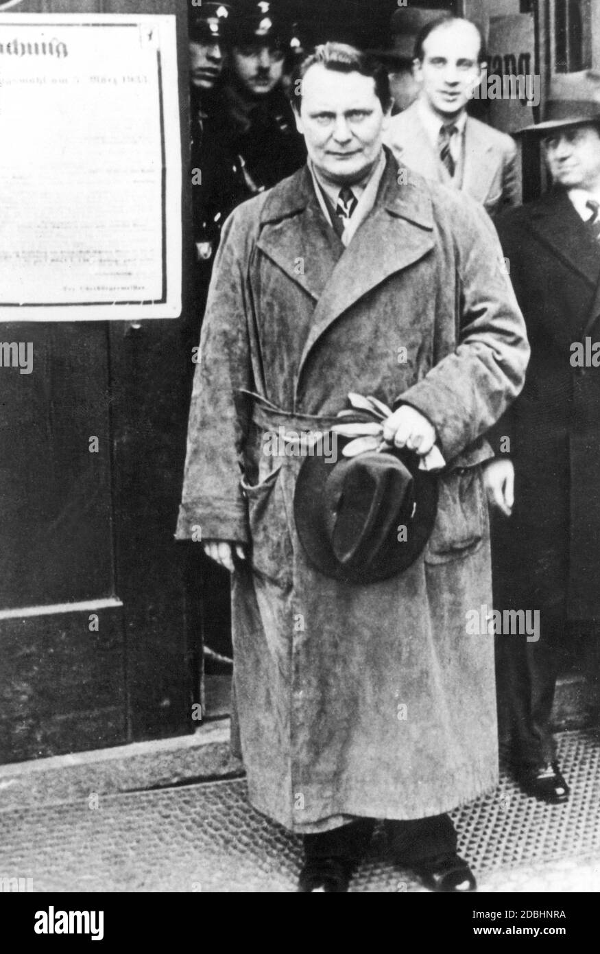 Hermann Goering, président du ministre prussien et ministre de l'Aviation de Reich, en tant que politicien du NSDAP en 1933. Banque D'Images