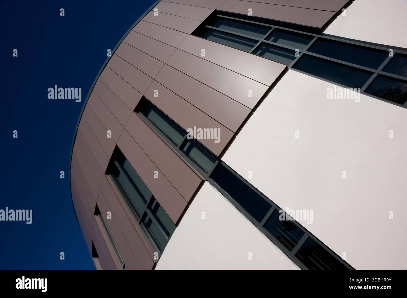 Image de bâtiment abstraite, Blackburn, Lancashire, Royaume-Uni. Banque D'Images