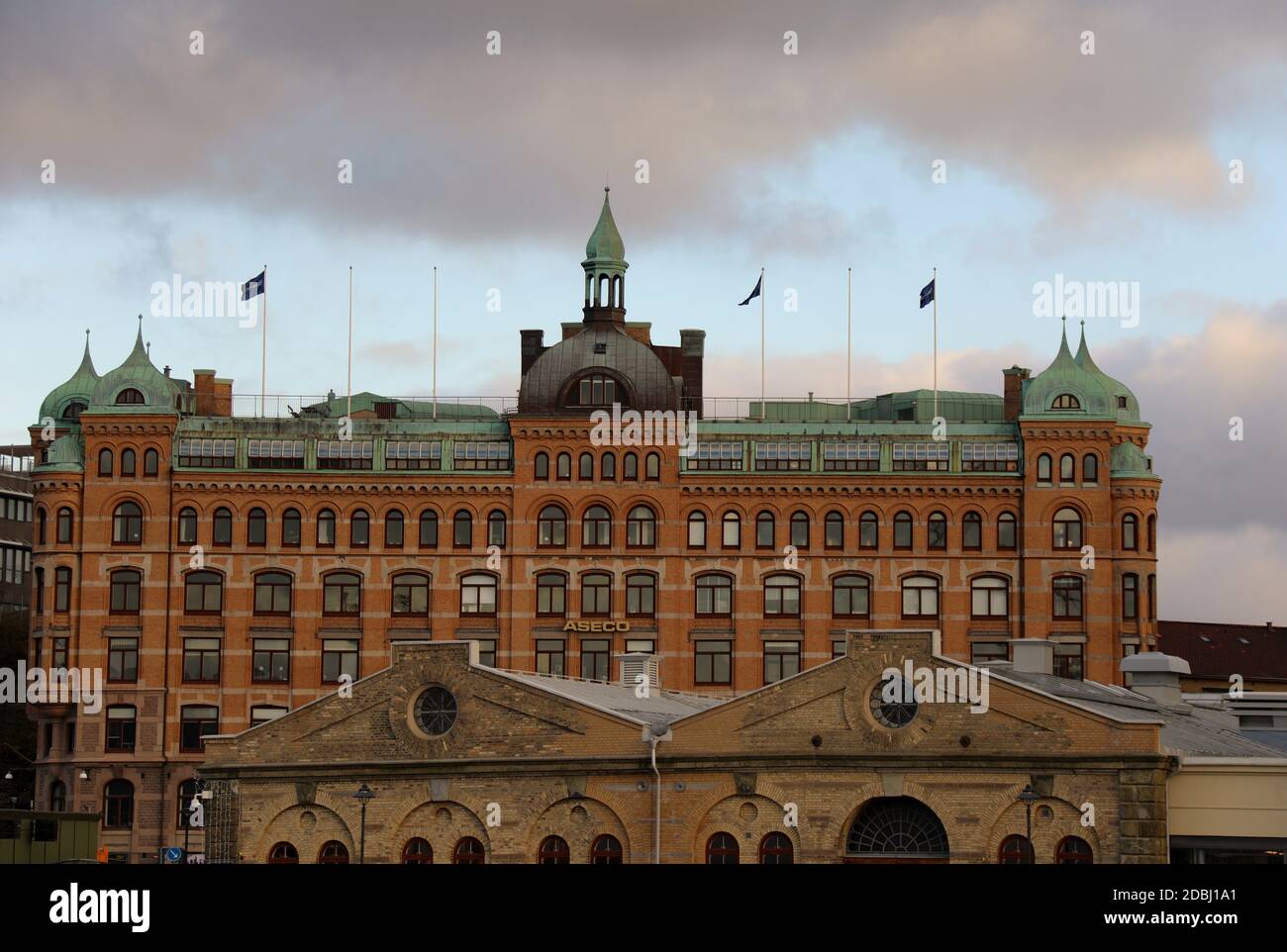 Propriété en bord de mer à Göteborg en Suède Banque D'Images