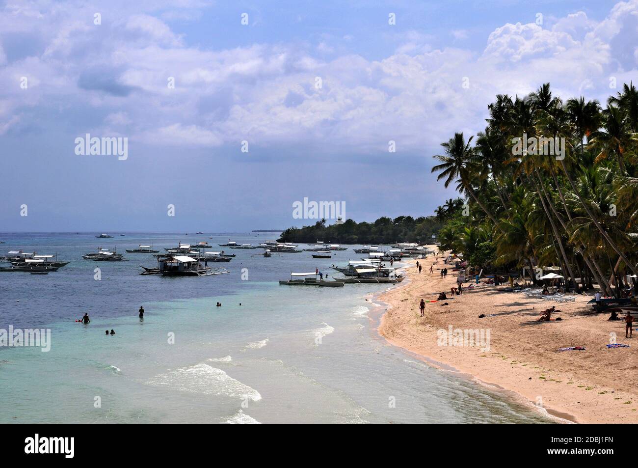 Plage de beauté sur l'île de Panglao aux Philippines Banque D'Images