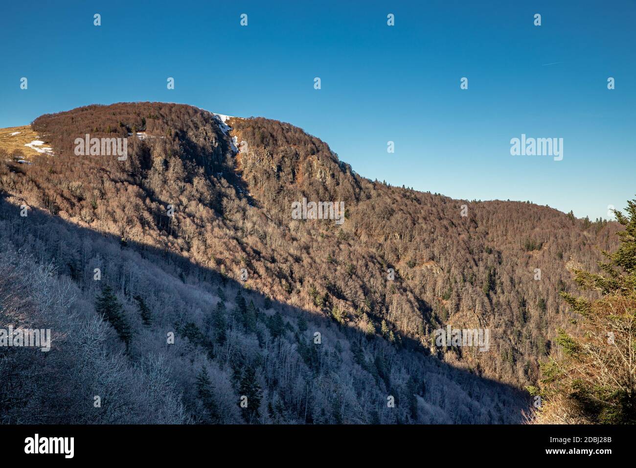 Vue sur l'Alsace Belchen Banque D'Images