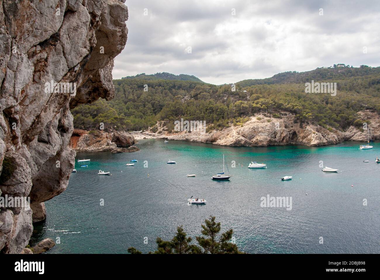 Port de Sant Miguel, Ibiza, Espagne Banque D'Images