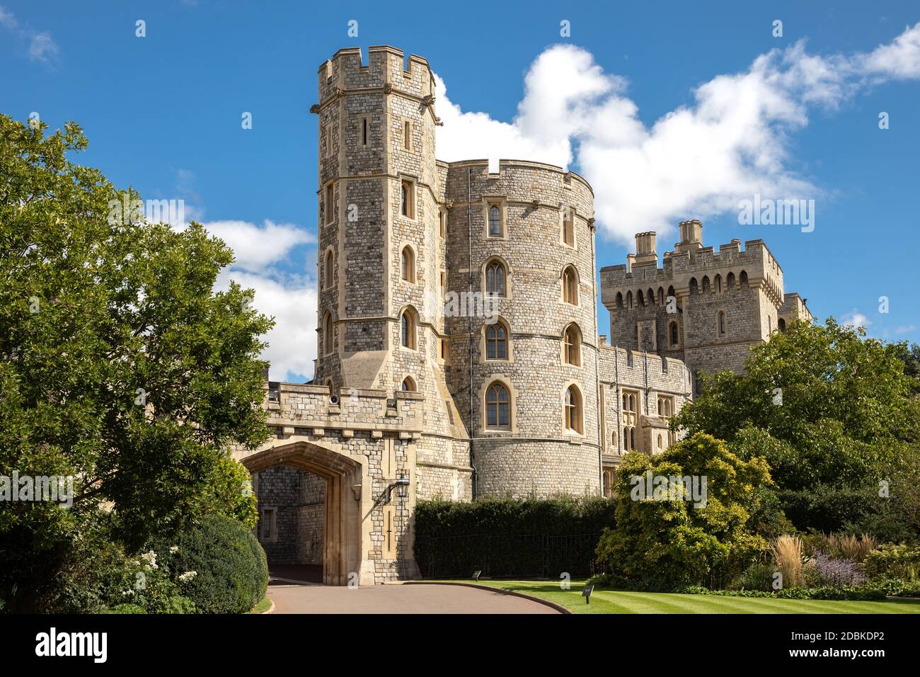 Château de Windsor, à Windsor, Berkshire, Royaume-Uni Banque D'Images