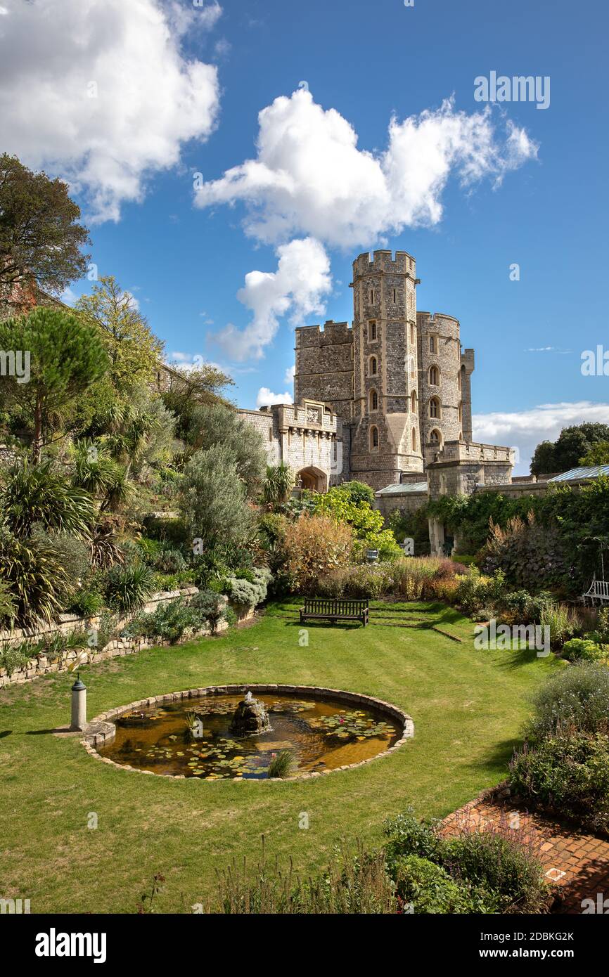 Château de Windsor, à Windsor, Berkshire, Royaume-Uni Banque D'Images