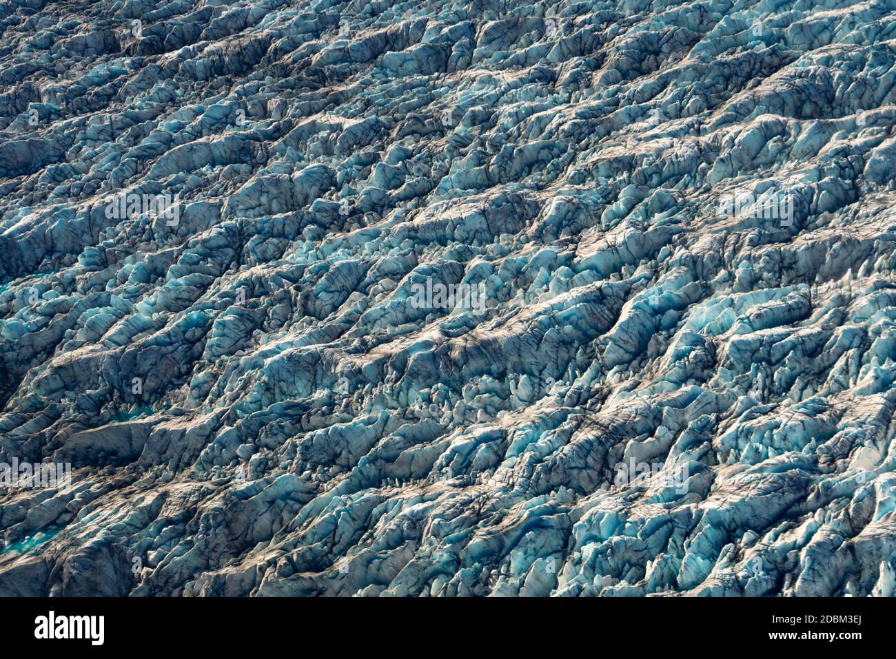 Ruth Glacier, Parc national Denali, Alaska, États-Unis Banque D'Images