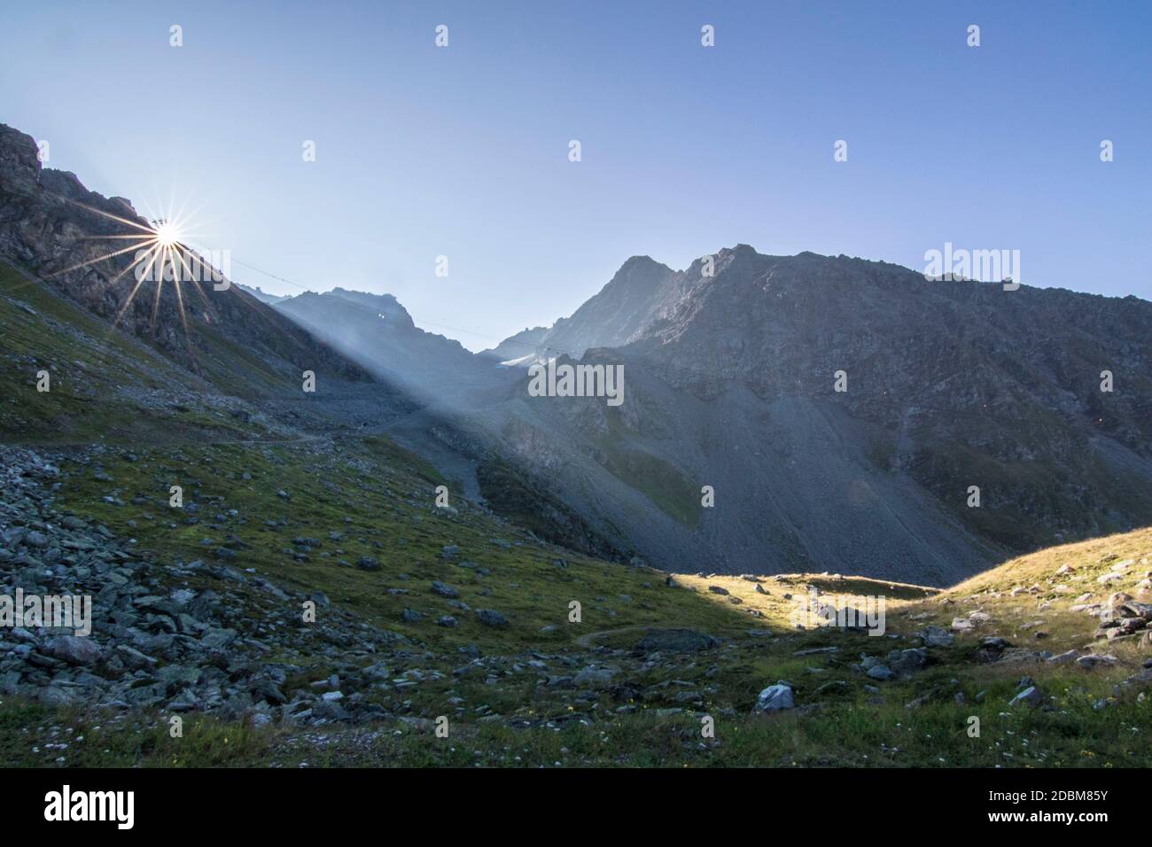 Alpes suisses, haute route, canton du Valais, Suisse Banque D'Images