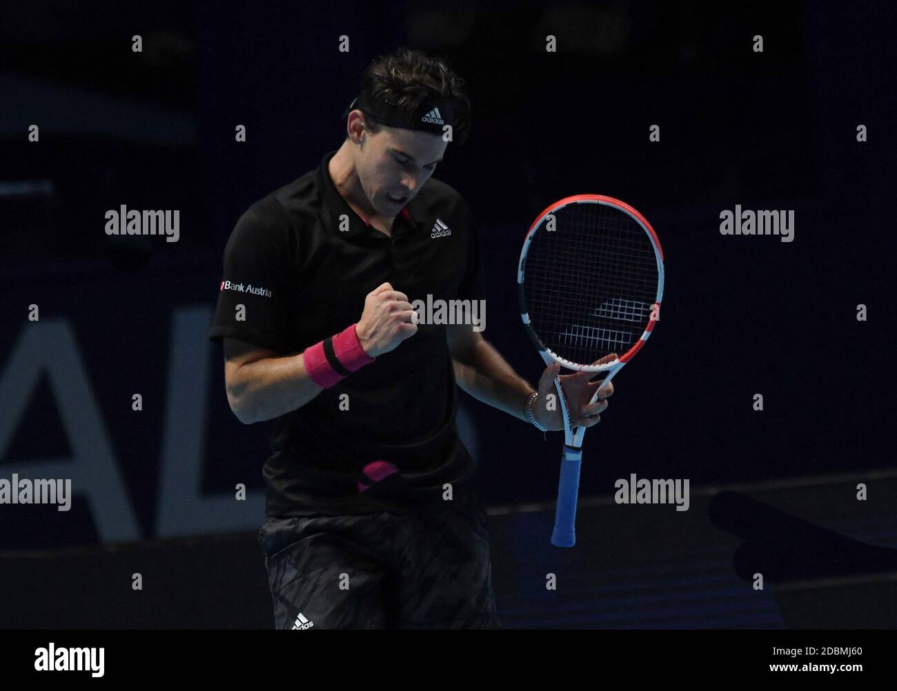 Londres, Royaume-Uni. 17 novembre 2020. Londres 02 Arena Nitto ATP finals Day 3 Londres 2020 groupe Round Robin Dominic Thiem (AUT) batt Rafa Nadal (ESP) Credit: Roger Parker/Alay Live News Banque D'Images