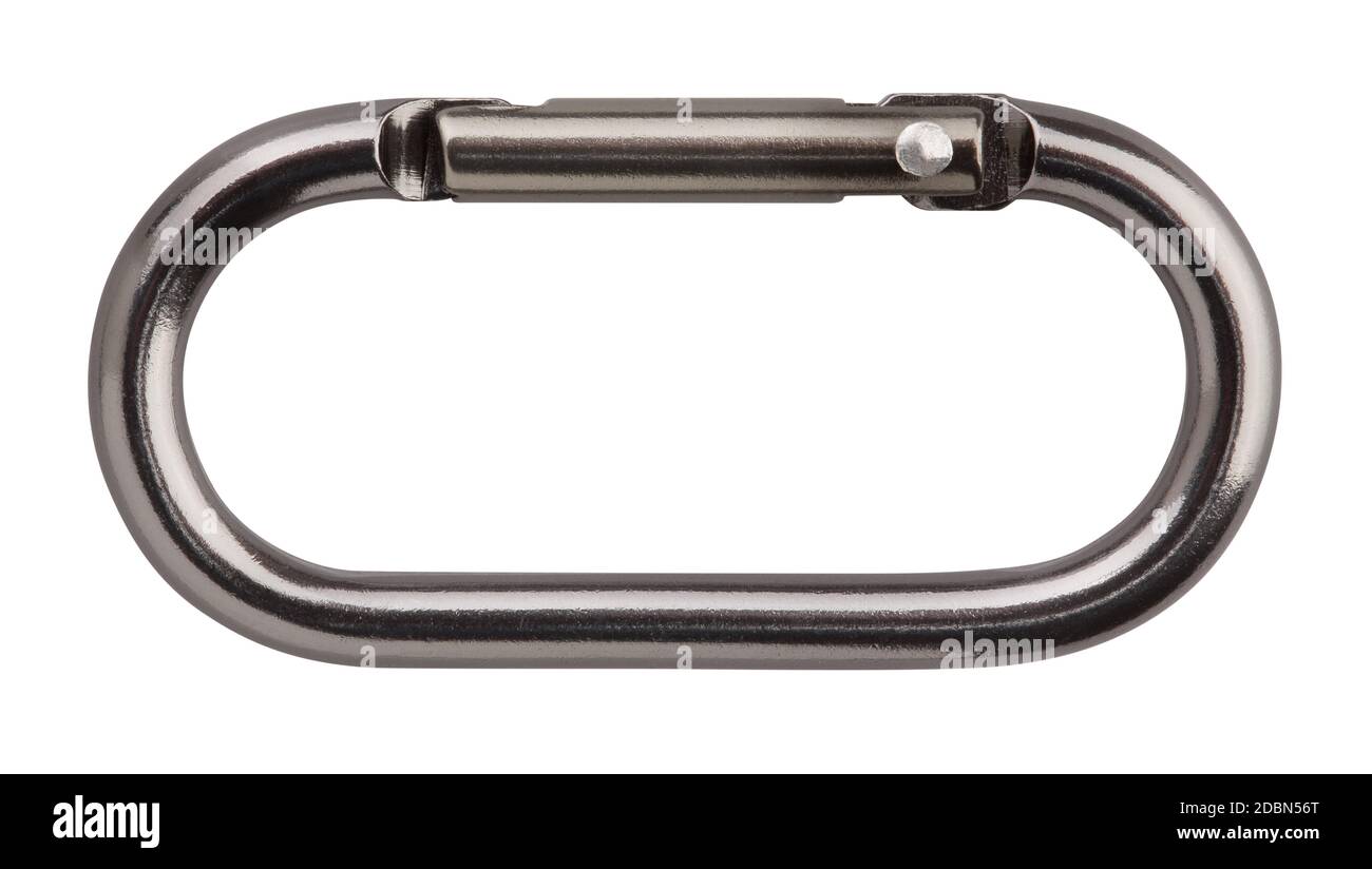 chemin de verrouillage de la carbine isolé sur blanc Banque D'Images