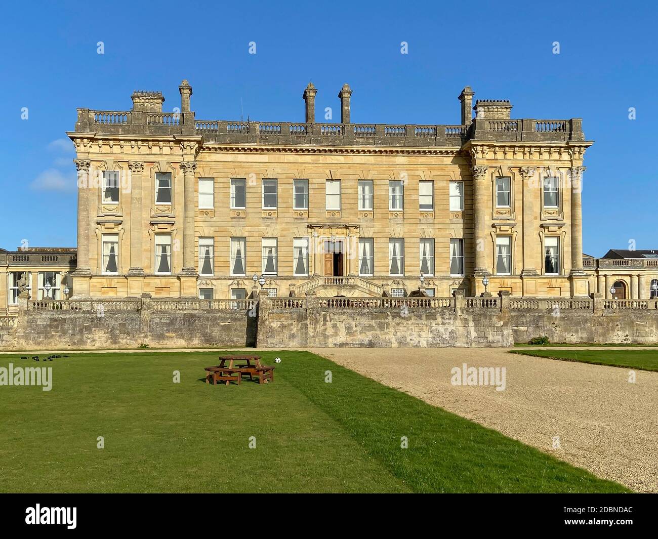 Maison de campagne Heythrop Park du XVIIIe siècle, Heythrop, Oxfordshire, Angleterre, Royaume-Uni Banque D'Images