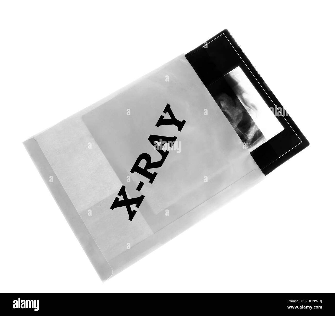 X-ray scanner dans l'enveloppe Banque D'Images