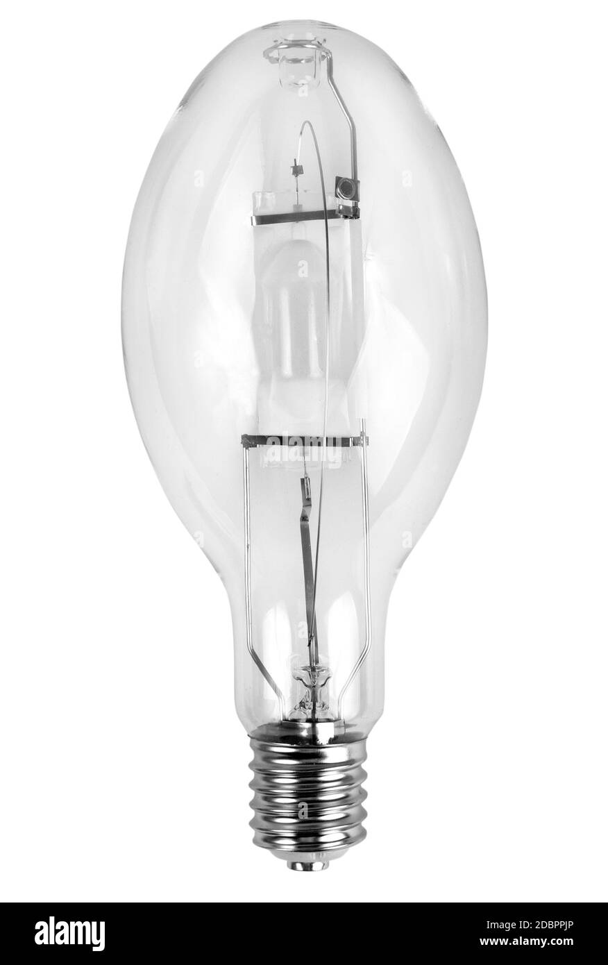 Lampe économique isolated on white Banque D'Images