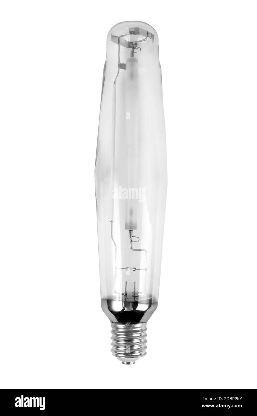 Lampe économique isolated on white Banque D'Images