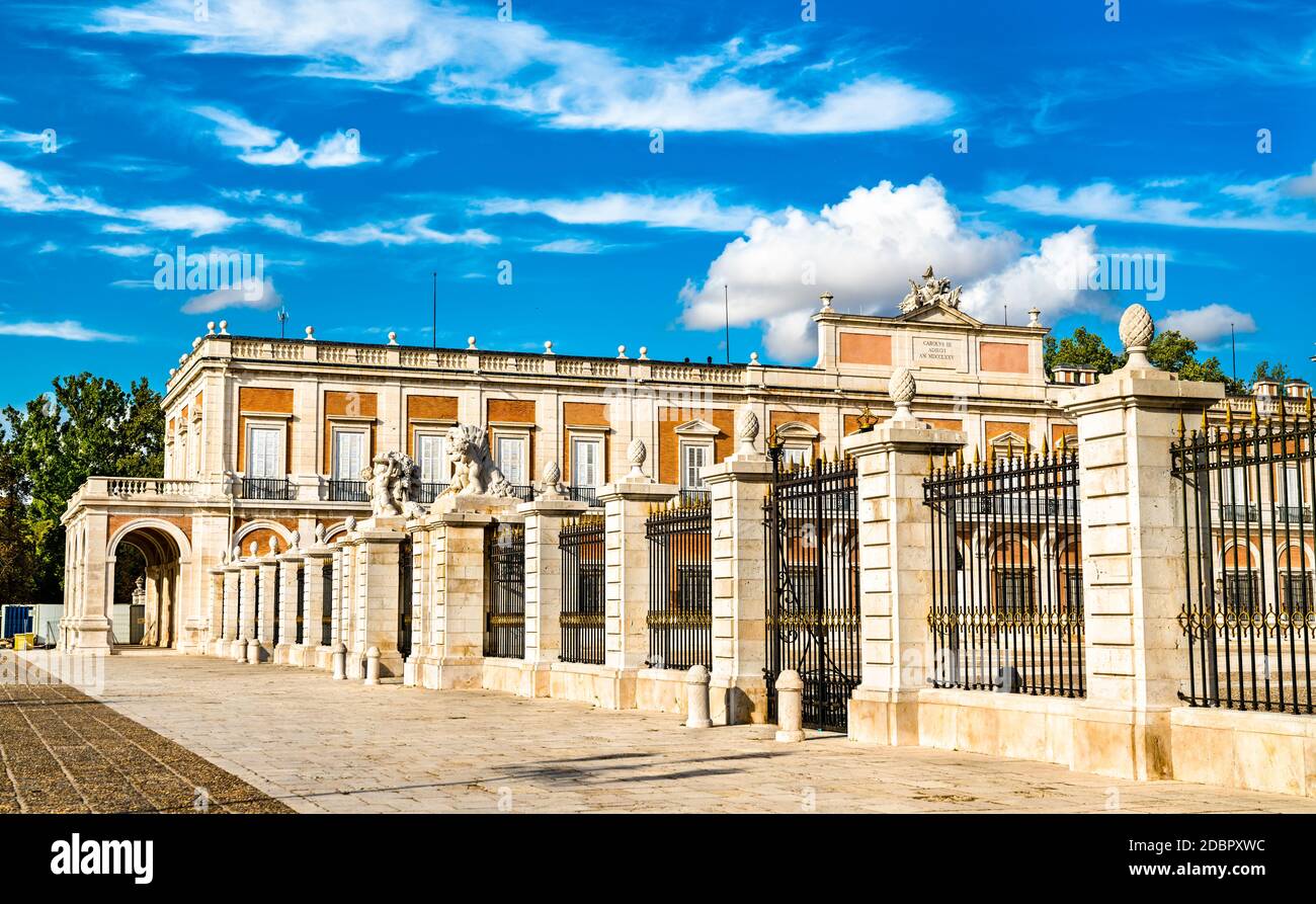 Palais royal d'Aranjuez en Espagne Banque D'Images