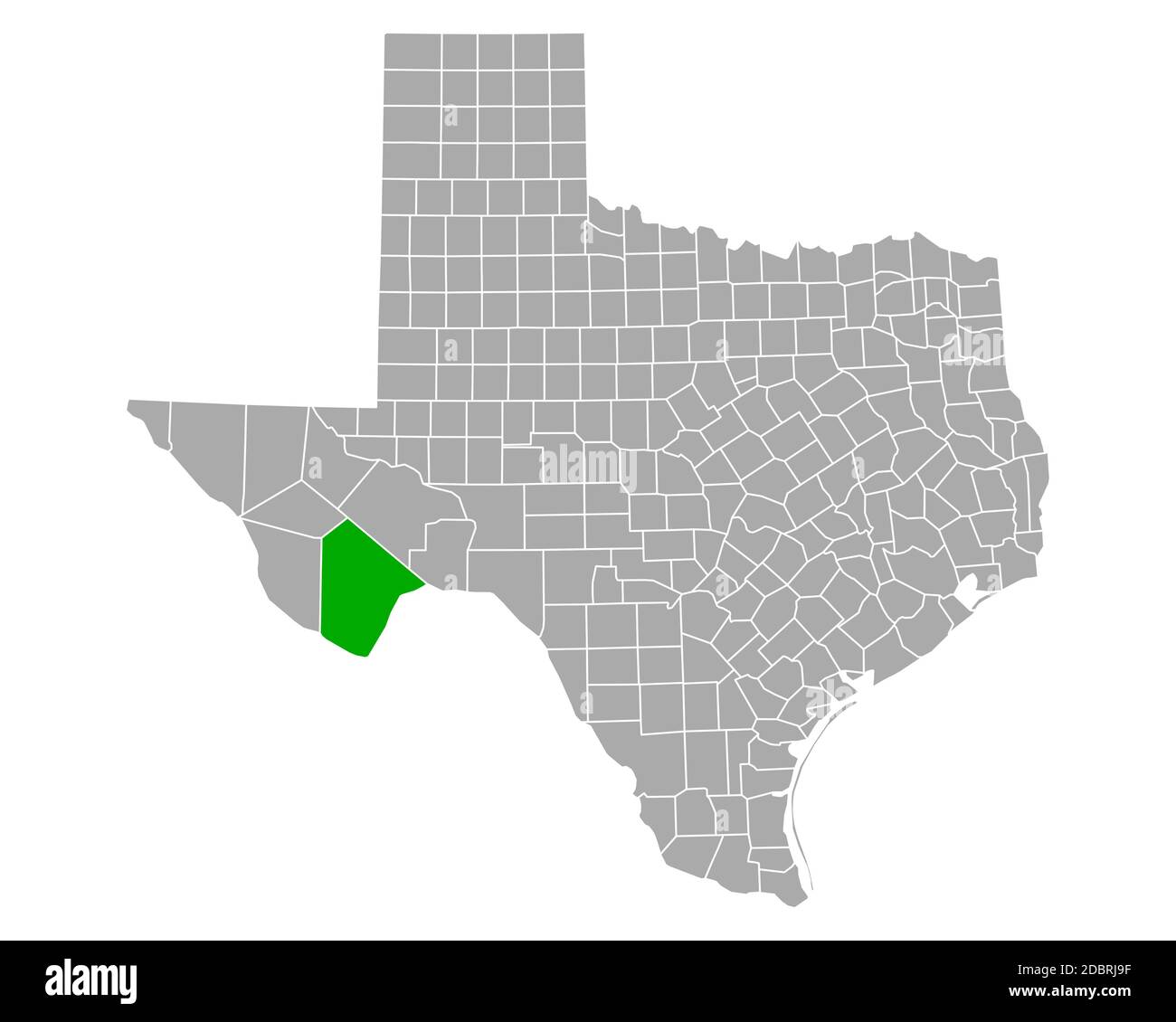 Carte de Brewster au Texas Banque D'Images Carte de Brewster au Texas Banque D'Images