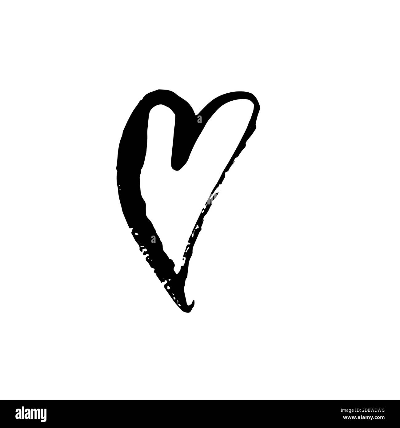 Grunge cœur. Valentine day imprimer. Vector illustration. Illustration de Vecteur Grunge cœur. Valentine day imprimer. Vector illustration. Illustration de Vecteur