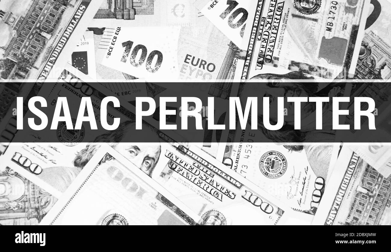 Concept de texte Isaac Perlmutter. Dollars américains argent comptant, rendu 3D. Le milliardaire Isaac Perlmutter au Dollar Banknote. Top World Financial milliardaire Investor - Londres, 3 mai 2020 Banque D'Images