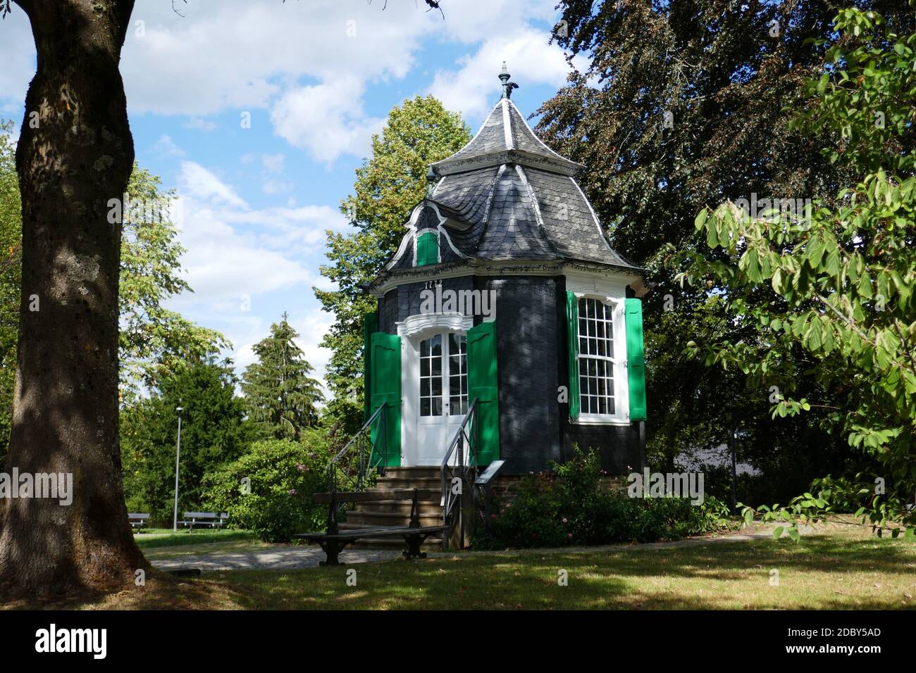 Maisons de jardin Rococo à Radevormwald Banque D'Images