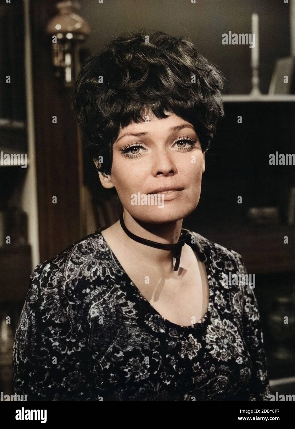 Elfi von Kalckreuth, deutsche Programmsprecherin und Autorin, Deutschland 1971. Présentateur de télévision allemande et auteur Elfi von Kalckreuth, Allemagne 1971. Banque D'Images