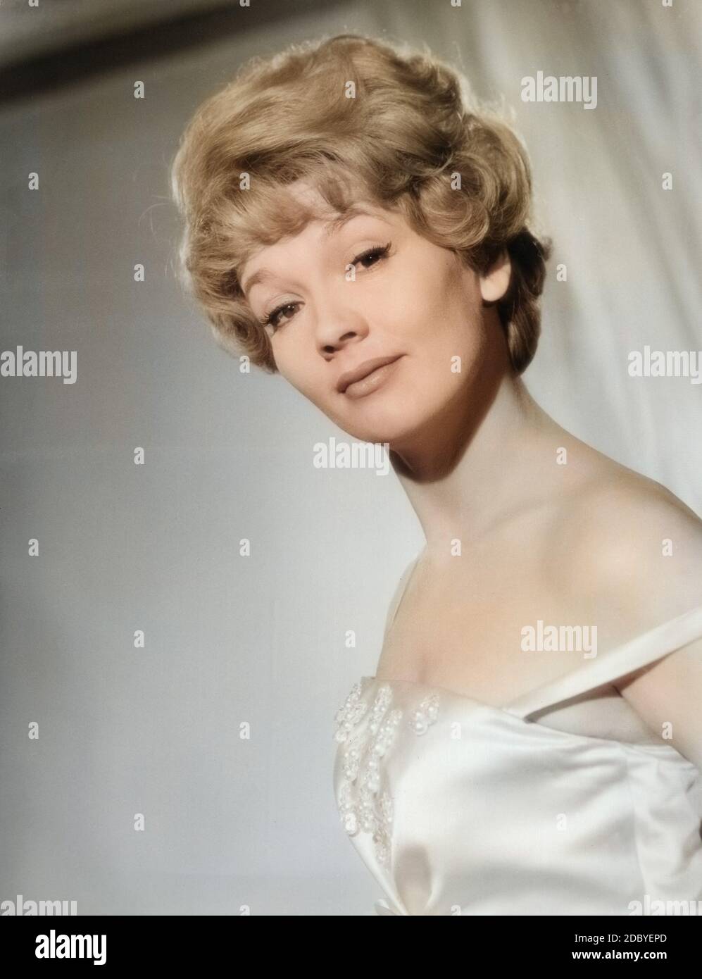 Liselotte Pulver, Schweizer Schauspielerin, Deutschland um 1963. L'actrice suisse Liselotte Pulver, Allemagne vers 1963. Banque D'Images