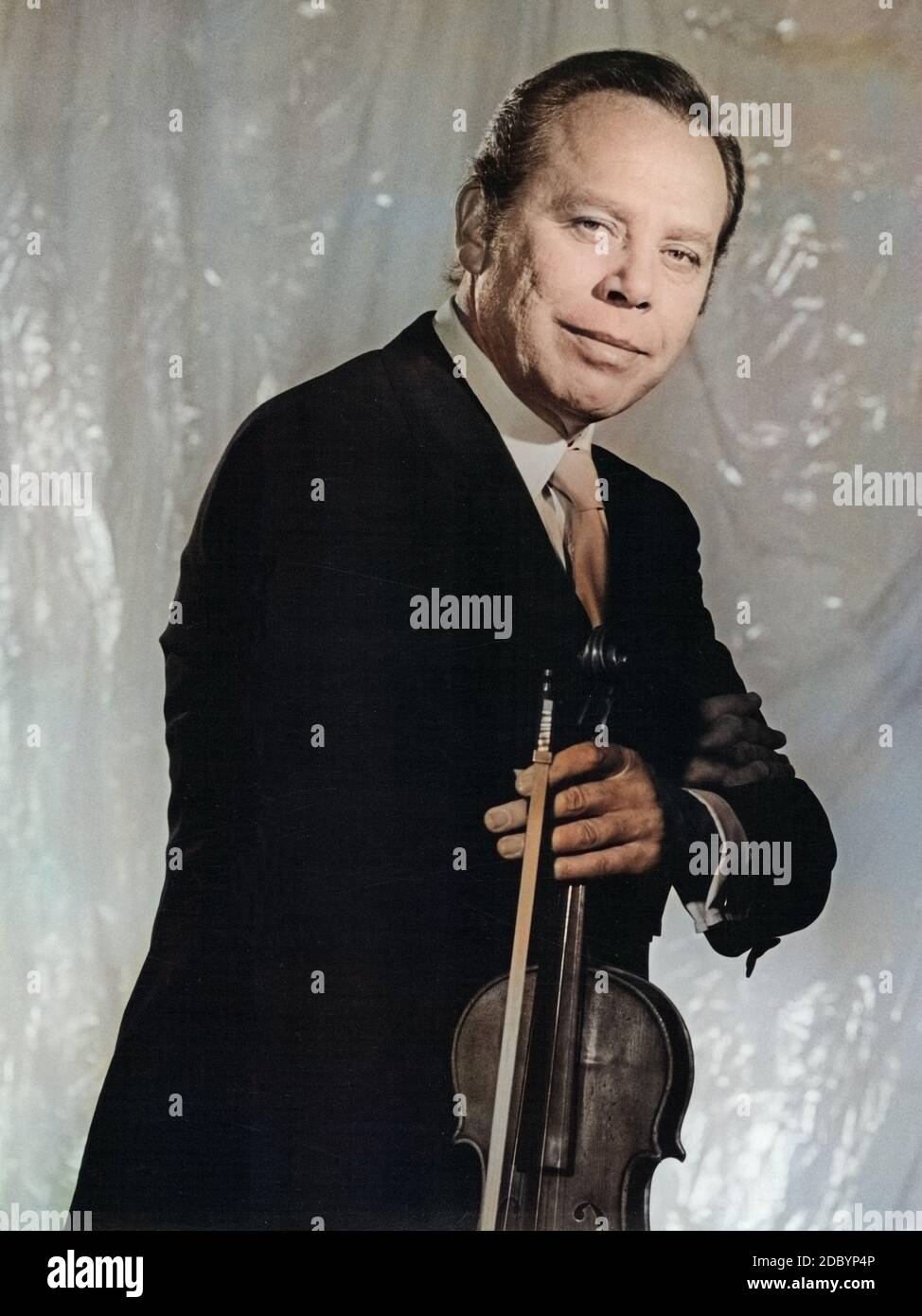 Helmut Zacharias, deutscher Komponist und violoniste, Deutschland Ende 1960 er Jahre. Le violoniste et compositeur allemand Helmut Zacharias, Allemagne fin des années 60. Banque D'Images