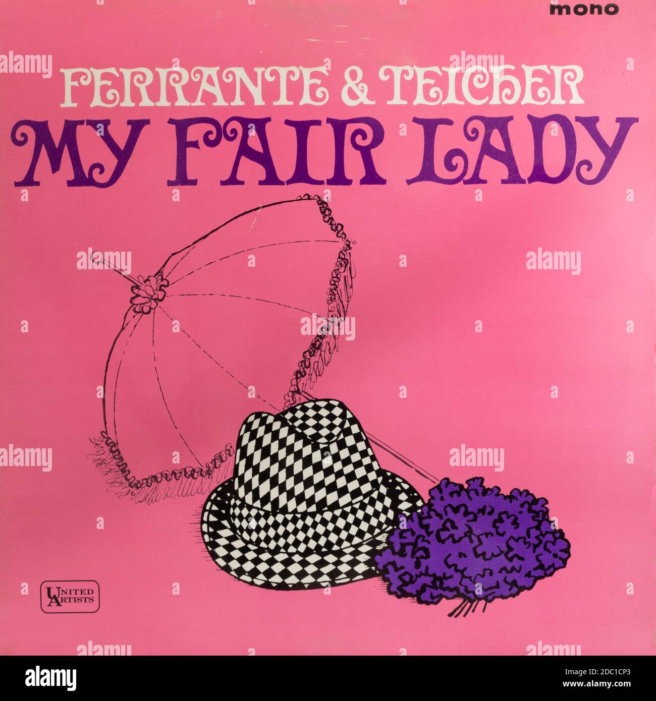 My Fair Lady, Ferrante & Teicher, couverture de l'album vinyle LP, chansons de la comédie musicale, 1964 Banque D'Images