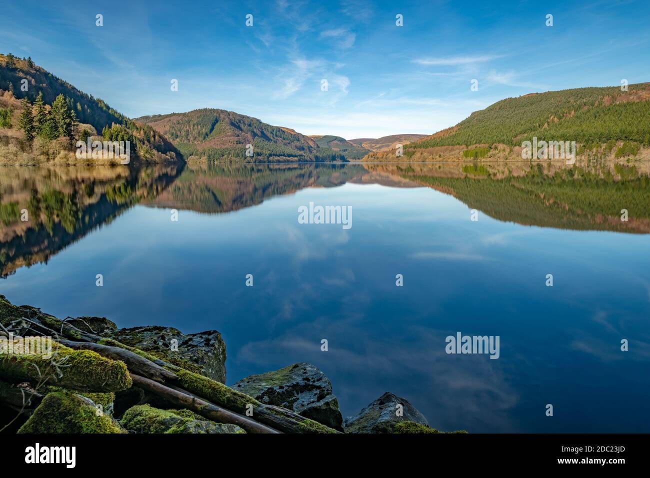 Lake Vyrnwy Banque D'Images