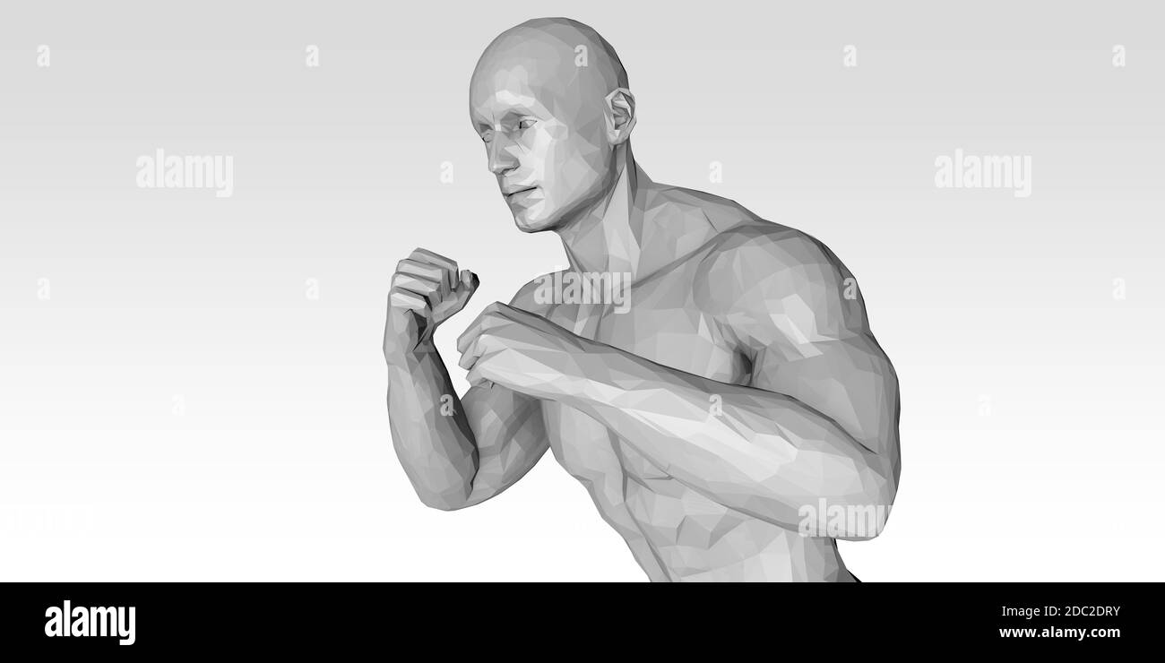 Technique de combat Sports Gym as Abstract Background Banque D'Images
