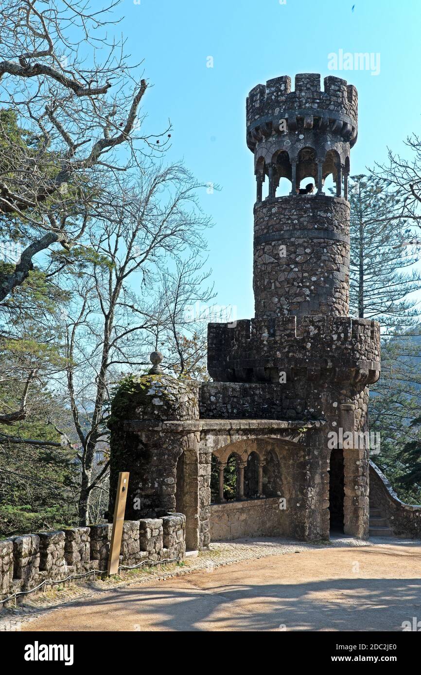 Sintra, Portugal - février 2020: Parque Natural da Pena Banque D'Images
