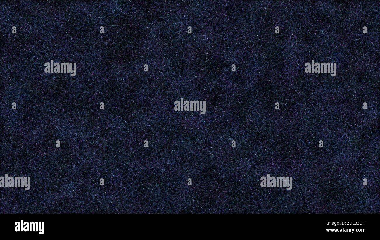 système nerveux voir au microscope, rendu de l'illustration Banque D'Images