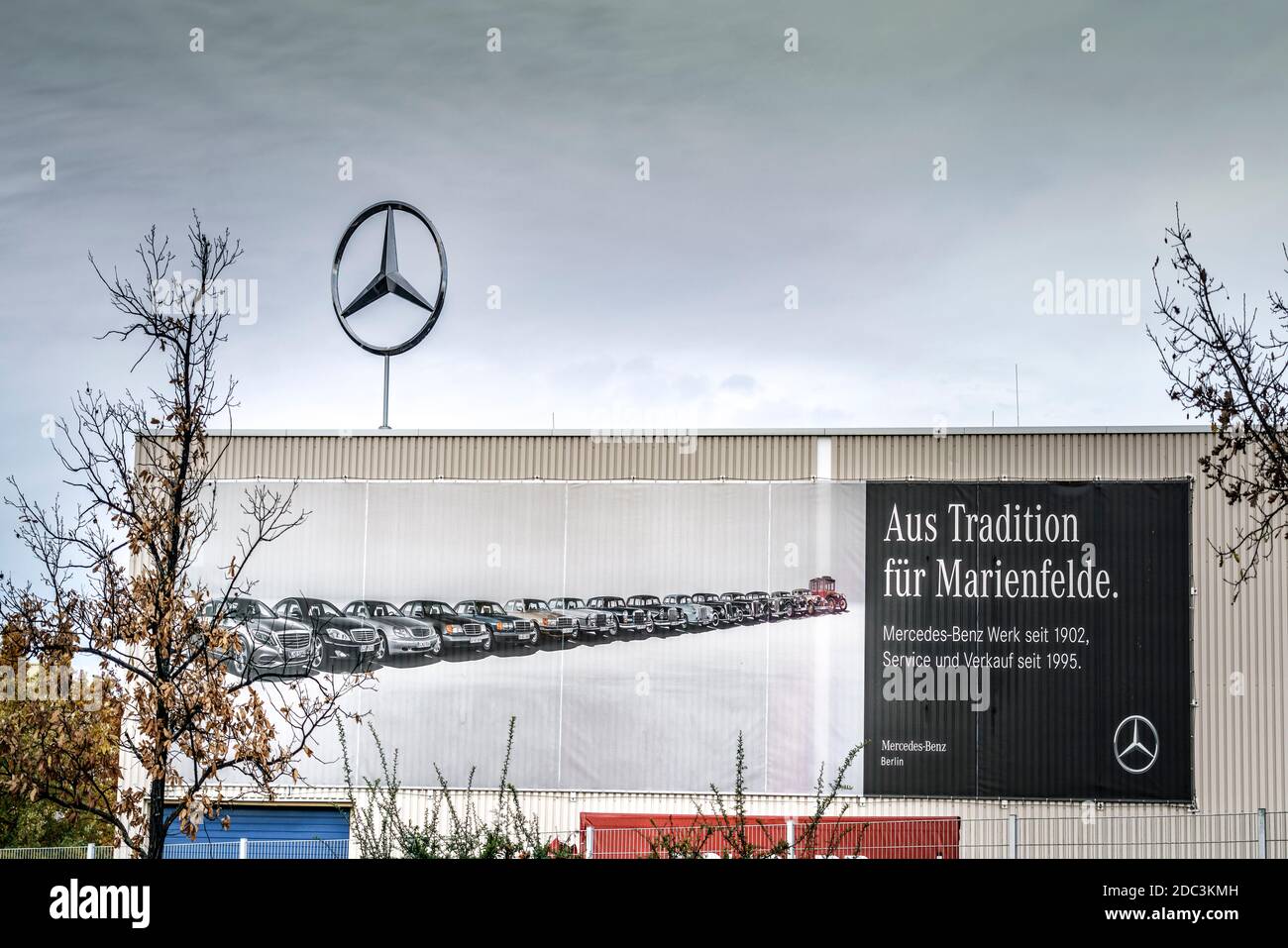 Mercedes Benz Berlin Marienfelde , Werk der Daimler AG, Banque D'Images