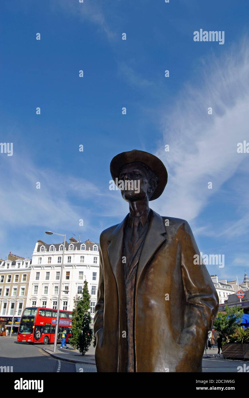 Statue de Bela Bartok à South Kensington par Imre Varga Banque D'Images