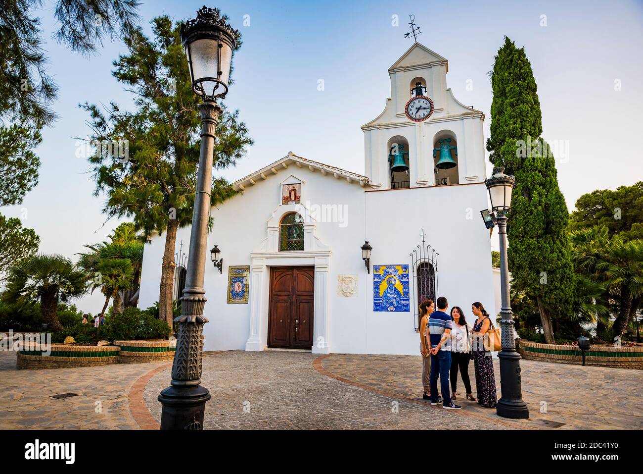 Église de Santo Domingo de Guzman à Benalmadena. Benalmádena, Málaga, Costa del sol, Andalousie, Espagne, Europe Banque D'Images