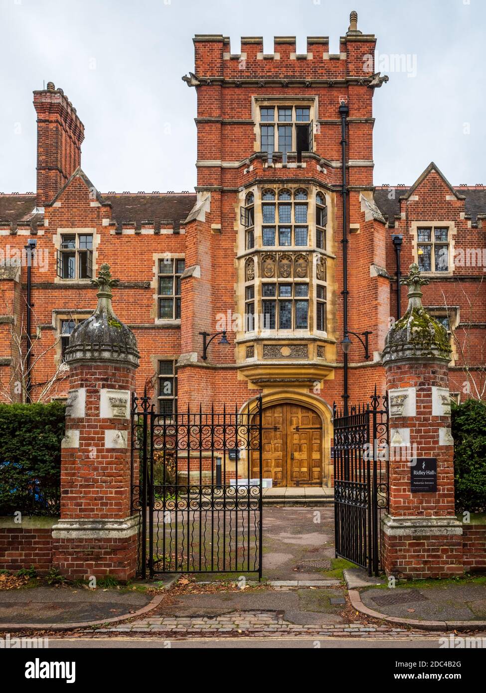 Ridley Hall Cambridge, une église d'Angleterre Open Evangélical College. Fondé en 1881 et nommé d'après le martyr anglican Nicholas Ridley, Banque D'Images