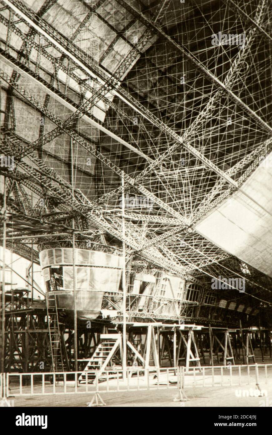 Travaux de construction et détails du Graf Zeppelin LZ 127 Banque D'Images
