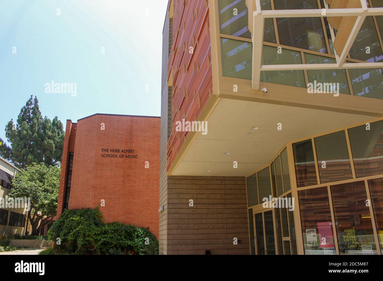 Los Angeles, Californie - 23 juillet 2017 : Herb Alpert School of Music sur le campus de l'Université de Californie, Los Angeles (UCLA). Banque D'Images