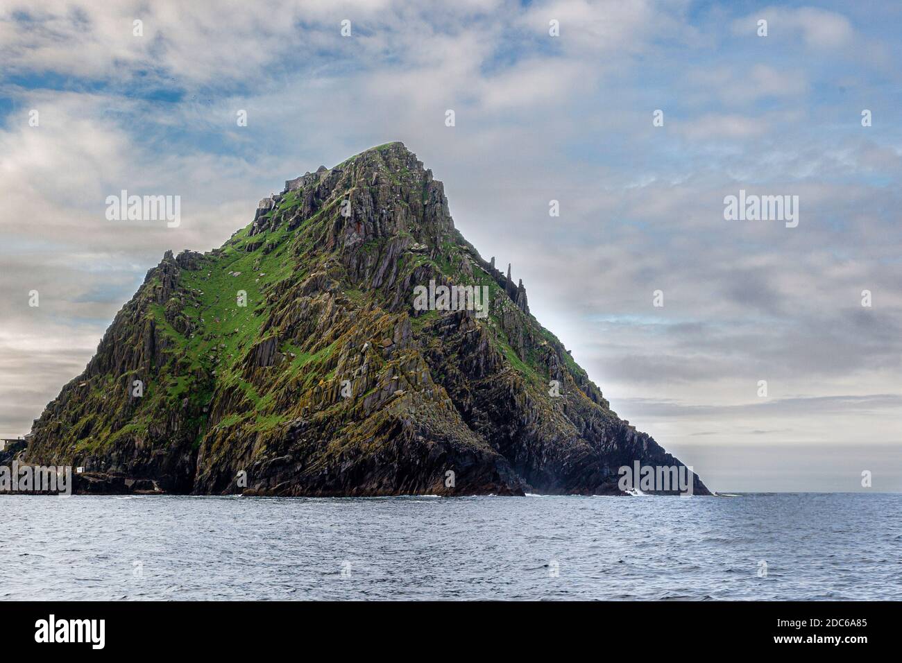 Skellig Michael, Skellig Rock au large de la côte du comté de Kerry, Irlande Banque D'Images